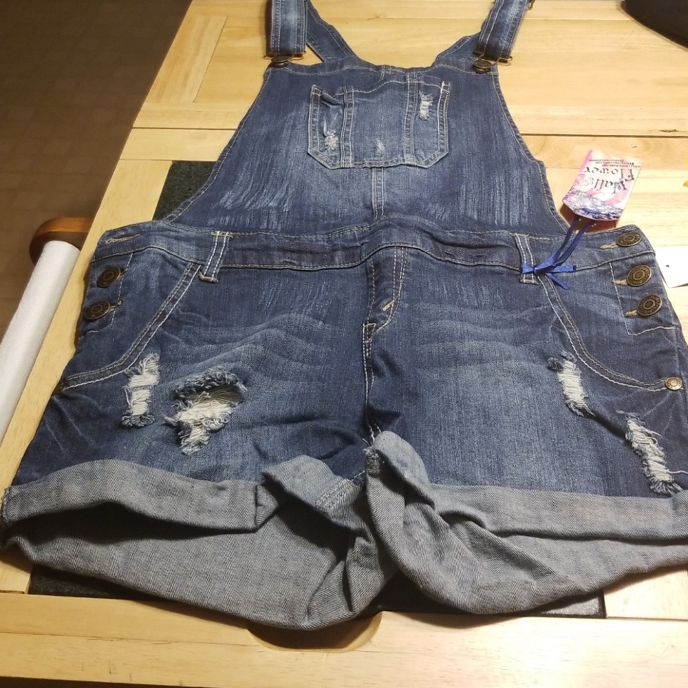 Overall shorts